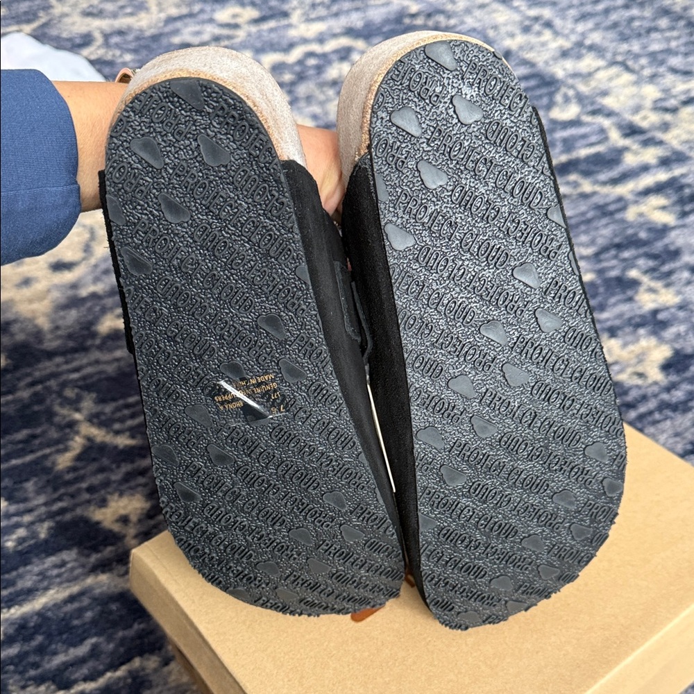 Women’s Black project cloud platform clogs with B… - image 8